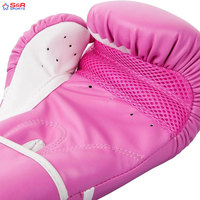 Guantes de Boxeo Personalizados al por Mayor, de Cuero Vacuno de Alta Calidad, Transpirables, Impermeables y Antideslizantes, S R Sports