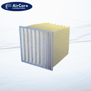 Nuevo Filtro de bolsa de filtro de aire de bolsillo de fibra sintética de alta calidad con reemplazo de marco de aluminio para sistema HVAC - Product Image 2