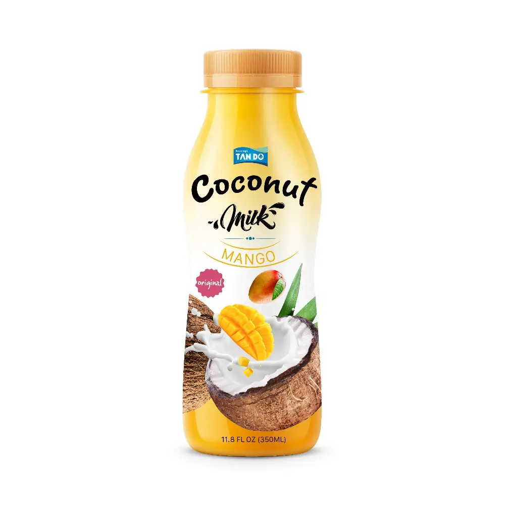 Toptan hindistan cevizi sütlü içecek meyve suyu lezzet ile 250ml can - Private Label fabrika-orijinal muz çikolata lezzet