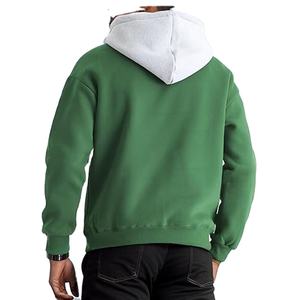 Sudadera con capucha de talla grande para hombre de alta calidad, prendas de vestir deportivas de gran tamaño de lana gruesa con logotipo personalizado bordado con capucha XL - Product Image 5