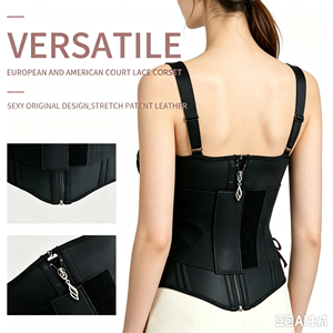 <span class=keywords><strong>Gilet</strong></span> amincissant grande taille avec fermeture éclair avant et fermeture auto-agrippante, corset de contrôle abdominal, bretelles réglables, gaine sculptante pour femme - Product Image 4
