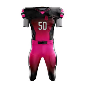 ชุดเครื่องแบบอเมริกันฟุตบอลระบายอากาศได้ดีแขนสั้นซับเหงื่อและแห้งเร็ว - Product Image 2