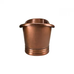 Low MOQ 72 Inch Copper Double Slipper Bathtub with Rings Manufacturer Wholesaler Factory Direct Sale - Product Image 1