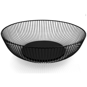 <b>Bamboo</b> and Black Metal Fruits <b>Basket</b> Table Decor Home and Kitchen Decor Food Storage <b>Basket</b> New Freshly Design - Product Image 5