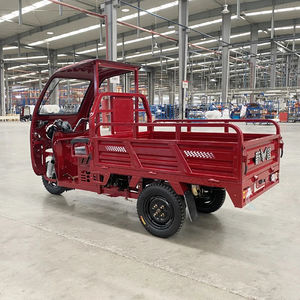 Triciclo Eléctrico de Carga con Parabrisas, Carrocería Abierta de 3 Ruedas para Transporte de Productos Agrícolas, Gran Capacidad de Carga - Product Image 4