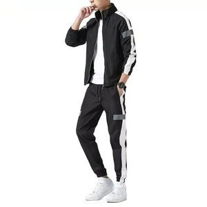 2025 Autumn Spring Tracksuit Sweatshirt SweatPants Trousers For Men Set Two Piece Running Sport <b>Clothes</b> - Product Image 6