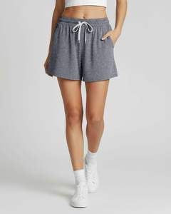 กางเกงขาสั้นผู้หญิง ใส่สบายๆ ในฤดูร้อน น้ำหนักเบา ระบายอากาศได้ดี ผ้าฝ้ายผสม เอวยางยืด นุ่ม ยืดหยุ่นได้ ใส่สบาย เหมาะสำหรับใช้ในชีวิตประจำวัน - Product Image 3