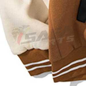 Veste en tricot à fermeture éclair en coton de haute qualité pour hommes, col montant à manches longues, Style hivernal, Logo brodé à la mode décontractée personnalisé - Product Image 4