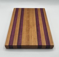 Planche à découper et plateau de service en bambou MS Handicraft, forme rectangulaire durable, épaisseur 12 mm, passe au lave-vaisselle