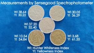 เครื่องวัดความเข้มแสงที่เพิ่งเปิดตัวสำหรับการวัดความขาวของเมล็ดถั่วสาคูคุณภาพสูง - Product Image 2