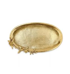 Plateaux de rangement en métal en gros Accessoires finis plaqués or fantaisie Décoration de la maison Plateau de table - Product Image 1