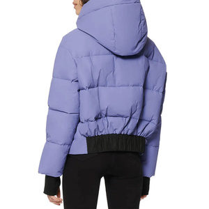 Custom Women's Puffer Waterproof Jacket Quilted Designer Winter Bubble <b>Padded</b> Coat Female Down Nylon Outdoor Puffer RRI-WJ-06 - Product Image 2