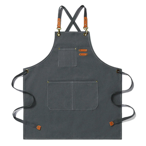 Delantal personalizado para hombre, mujer, cafetería, bar, restaurante, cocina, babero, sin mangas, para uso refrescante - Product Image 2