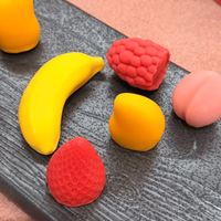 Nouvelle Arrivée : Boîte de mini-glaces aux fruits halal saveur fraise, raisin, melon, pêche, en une seule bouchée, avec saveurs chocolat et fruitées