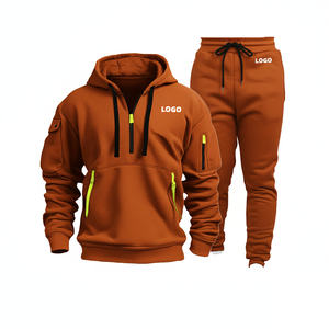 Conjunto Deportivo para Hombre, Sudadera con Capucha y Pantalones Deportivos Personalizados, Ropa Deportiva, Ropa Deportiva de Marca Privada al por Mayor, Ropa Deportiva Diaria - Product Image 6