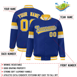 <b>Men's</b> High Quality Polyester Sleeves Varsity Winter <b>Jacket</b> Stand Plus Size Long Custom Embroidery Factory OEM Coated High Street - Product Image 2