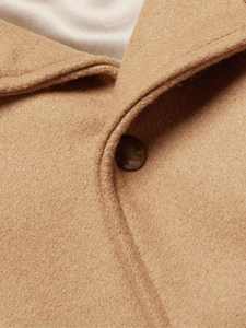 Chaqueta universitaria de lana de alta demanda para hombre, tipo de cierre, bolsillos con botones, chaqueta Bomber de béisbol universitaria de Letterman cálida para mí - Product Image 4