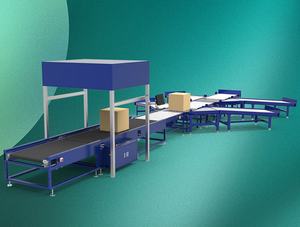 Логистическая система для сортировки через ленту Dws, складское оборудование для взвешивания кодов, сканирующее оборудование, система сортировки посылок для электронной коммерции - Product Image 3