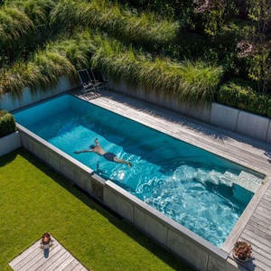 Petit Spa de luxe en fibre de verre piscine extérieure préfabriquée jardin maison arrière-cour conteneur en fibre de verre en vente pour adultes - Product Image 4