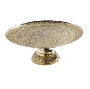 Suministros de fábrica Soportes para pasteles de metal de 3 niveles Plato redondo Decoración de mesa de boda Soportes para pasteles vintage - Product Image 5