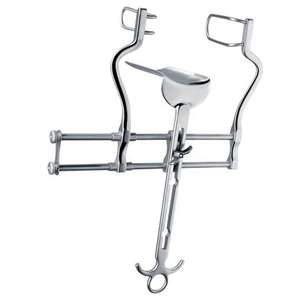 Separador Abdominal de Acero Inoxidable con Hoja Central, Retractor Abdominal Balfour, Apertura de 20 cm, Calidad Alemana - Product Image 6