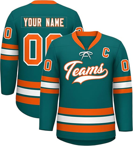 Nuevas Camisetas de Hockey sobre Hielo Personalizadas para Jóvenes, Transpirables, de Poliéster, Ropa de Equipo, Sublimadas, Deportivas - Product Image 1