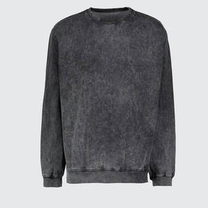 เสื้อมีฮู้ดโอเวอร์ไซส์พิมพ์ลาย100% ผ้าฝ้ายมีฮู้ดซักกรดเสื้อมีฮู้ดแบบกำหนดเองสไตล์วินเทจสำหรับผู้ชาย - Product Image 6