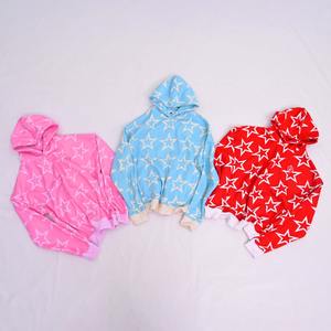 Sudadera con capucha pullover Cordón de gran tamaño estrella impresa streetwear diseñador vintage peso medio al aire libre tendencia hombres sudaderas con capucha - Product Image 1