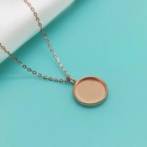 Colgante DIY de Plata de Ley 925 auténtica, componente de 12mm, ajuste conmemorativo, recuerdo, leche materna, cenizas, collar en blanco, joyería - Product Image 5