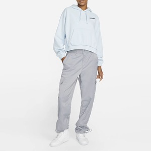 Sudadera con capucha de color personalizado para mujer de gran tamaño de alta calidad, Sudadera con capucha para mujer con hombros caídos para invierno, estilo callejero, tarifa barata/precio de fábrica - Product Image 1