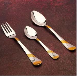 Juego de Cubiertos Sostenibles de Acero Inoxidable y Madera, Aptos para Lavavajillas y Ligeros, que Combinan Elegancia y Calidez Natural - Product Image 5