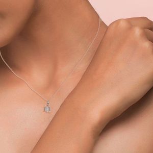 Best Selling 18K Gold Plated Real Diamond <b>Statement</b> Charm Pendant Fashion <b>Jewelry</b> for Unisex Wedding Party Engagement & Gift - Product Image 3