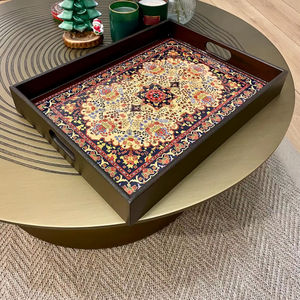 Plateau de service en bois MDF avec revêtement émaillé, design, hôtels et restaurants, articles de cuisine, plateau de table, haute qualité - Product Image 1