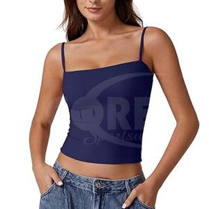 Nueva llegada de las mujeres de alta calidad Super suave comodidad Slim Fit Casual moda sin mangas camisetas sin mangas - Product Image 1