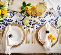 Nouveau design de dessous-de-plat rond en jonc de mer, tissage naturel, tapis de table tissé, couleur personnalisée, sous-plat de table, décoration rustique écologique