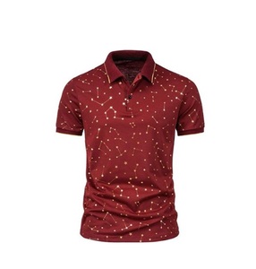 เสื้อเชิ้ตแขนสั้นผ้าคอตตอน 100% คุณภาพสูง พิมพ์ลายดิจิทัล ออกแบบตามสั่ง ขายส่ง ป้องกันการยับ ผ้าถักเนื้อนุ่ม น้ำหนัก 210 กรัม ติดกระดุม - Product Image 5
