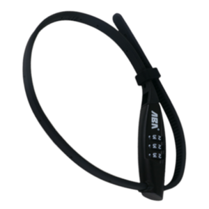 Candado de bicicleta negro personalizado Cable de acero de alta seguridad de 45cm con logotipo de seguridad Longitud de uso efectivo 26*14*35cm Candado de Cable de bicicleta - Product Image 6