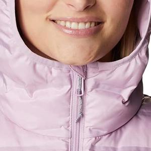 Veste matelassée longue en tricot brillant pour femmes, chaude, imperméable, coupe-vent, rembourrée de coton, vêtements d'extérieur streetwear, sport d'hiver - Product Image 5