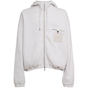 Sweat à capuche surdimensionné Boxy zippé 100% coton pour hommes sweats à capuche personnalisés lavés à l'acide poids lourd avec poches avant - Product Image 6