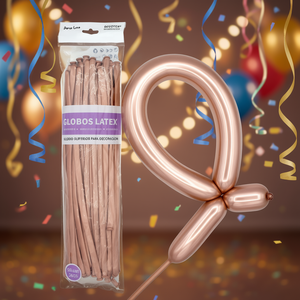 Ballons en latex Party Love 260S Rose Gold 50 pièces Fournitures décoratives pour fêtes - Product Image 3