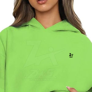 Conjuntos de Sudadera con Capucha y Pantalones Cortos Casuales de Invierno para Mujer, 100% Algodón, Forro Polar Transpirable, Cintura Elástica, Calidad Premium - Product Image 4