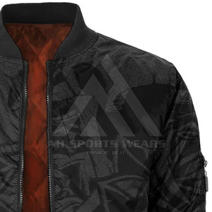 Comprar nuevo diseño sublimado de alta calidad personalizado hombres chaqueta de bombardero al aire libre elegante sublimación chaqueta de bombardero para los hombres - Product Image 3