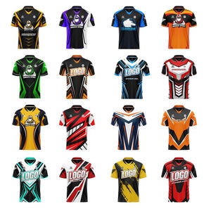T-shirt de sublimation aux couleurs tendance, vêtements de sport électronique personnalisés, uniforme de jeu, t-shirt de jeu pour l'e-sport - Product Image 3