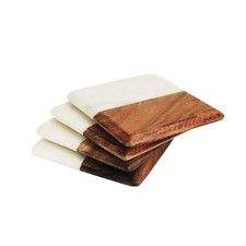 TABLERO DE CHESSE DE CAOBA ENTRETENIDO REGALO DE HIERBA Tabla de cortar decorativa Besafe de acero inoxidable Mármol con mango - Product Image 3