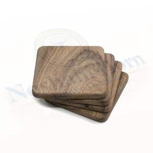 Sous-verres en bois naturel de haute qualité Protection écologique durable pour la maison ou le bureau - Product Image 2