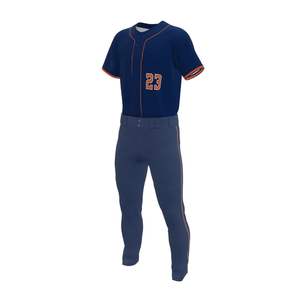 Torneos profesionales College Jersey Pant Nombre del equipo personalizado y número Impreso Uniforme de béisbol de secado rápido Conjuntos Precio - Product Image 4
