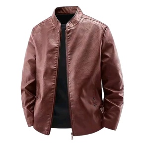 Veste en cuir trench-coat avec logo personnalisé, veste d'hiver pour homme, veste de mode en cuir véritable, cuir de vachette, nouvelle veste de moto unisexe - Product Image 1