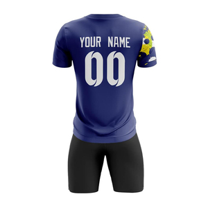 <b>Elite</b> Soccer Competition Uniform Sublimation Custom Football Shirt Shorts Athletic Fit Quick Dry Professional Teamwear 100% - Product Image 3