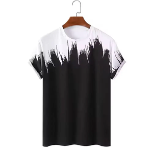 Men's T <b>Shirt</b> Private Label O Neck High Quality <b>100</b> Percent <b>Polyester</b> Blend Sublimation Print Short Sleeve Casual Streetwear Top - Product Image 5