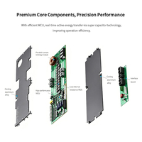 Sistem Penyimpanan Energi Surya JK-PB2A16S20P V19 16S 200A BMS Baterai untuk Paket Baterai LiFePO4 51.2V 280Ah 304Ah 314Ah 340Ah